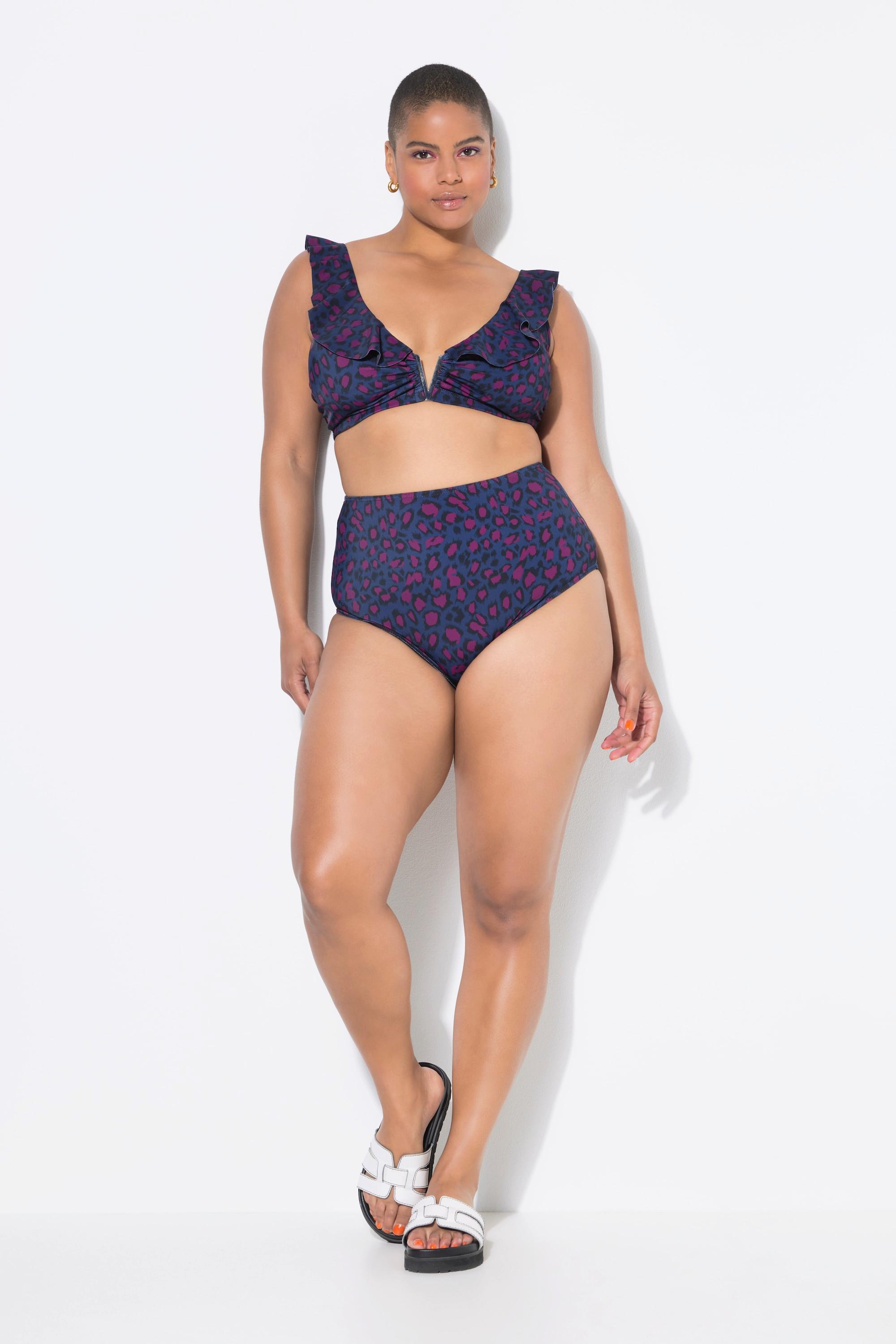 Studio Untold Haut de bikini Coques souples Imprimé léopard coloré  