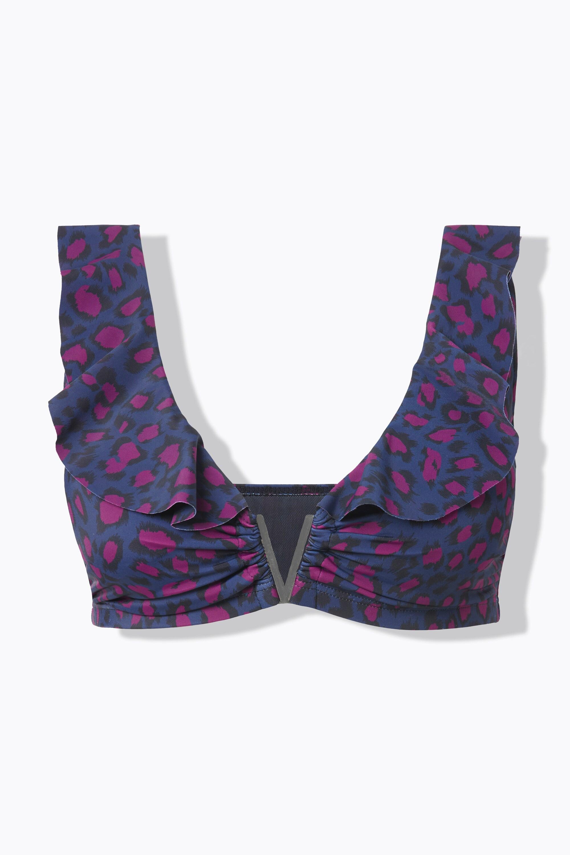 Studio Untold Haut de bikini Coques souples Imprimé léopard coloré  