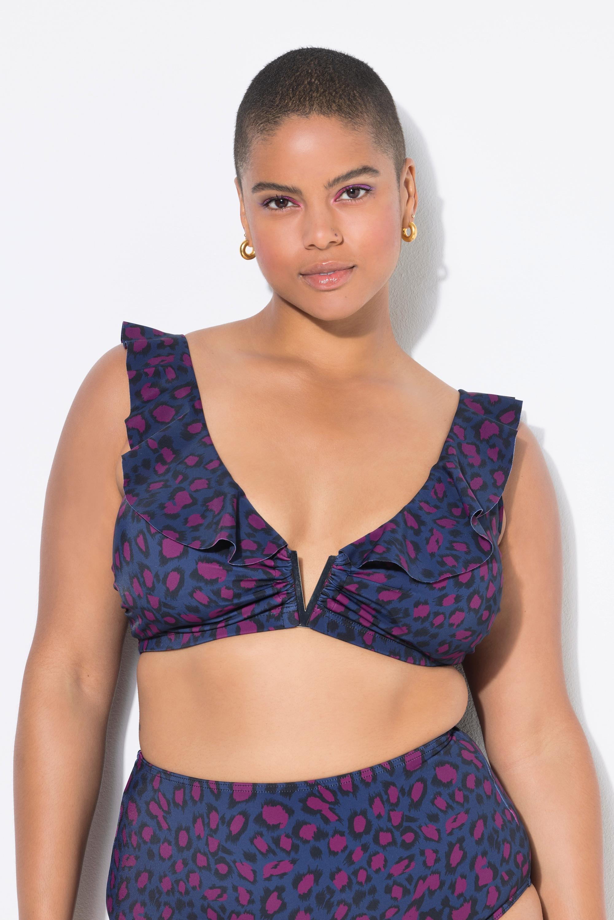 Studio Untold Haut de bikini Coques souples Imprimé léopard coloré  