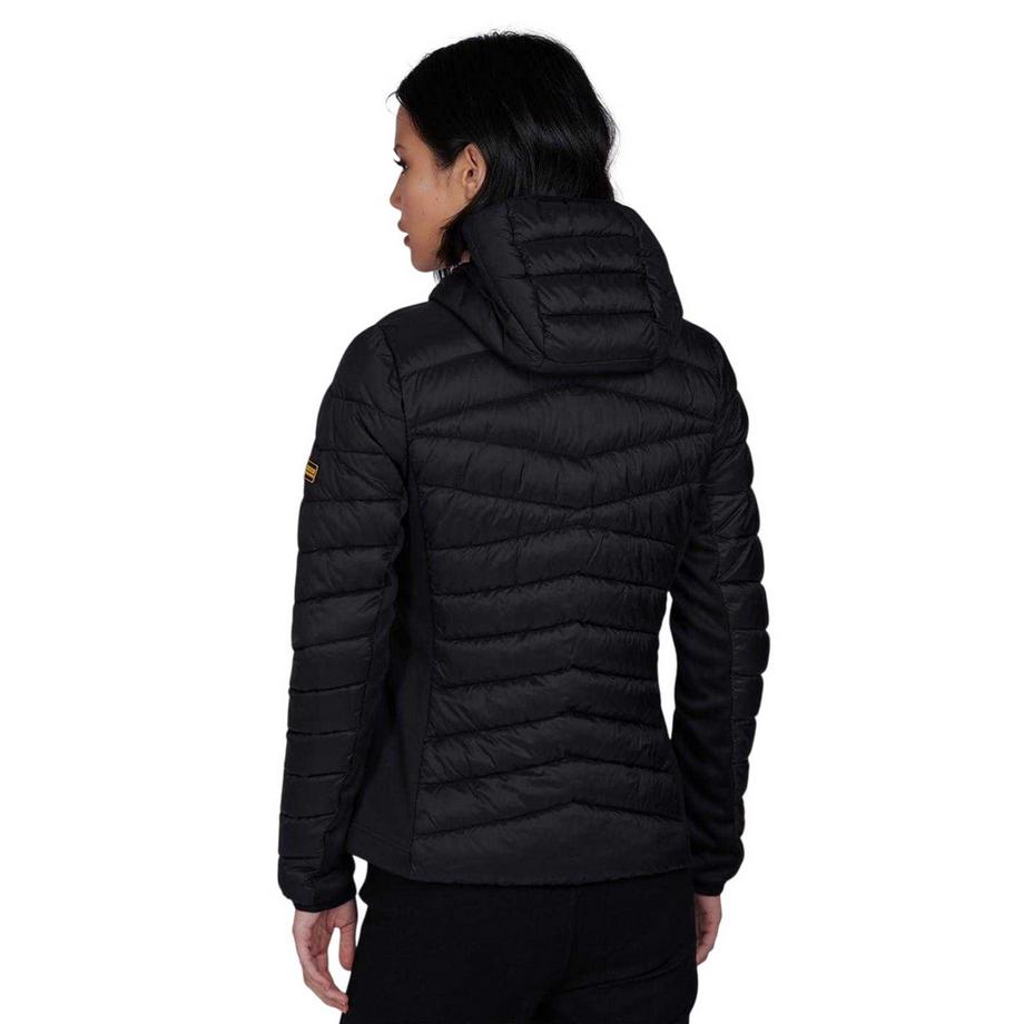 Barbour Veste Matelassée Ajustée À Capuche  