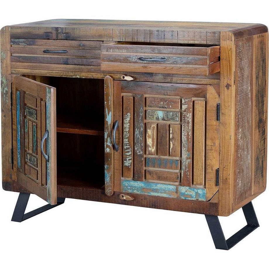 mutoni Sideboard Xela Holz recycelt multicolor 105x40  