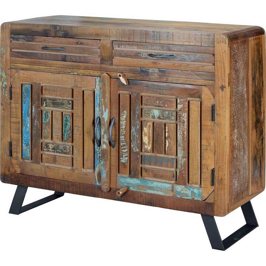 mutoni Sideboard Xela Holz recycelt multicolor 105x40  