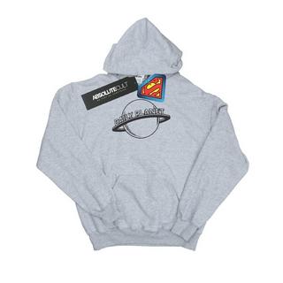 DC COMICS Daily Planet Stampa Grafica Felpa con Cappuccio  