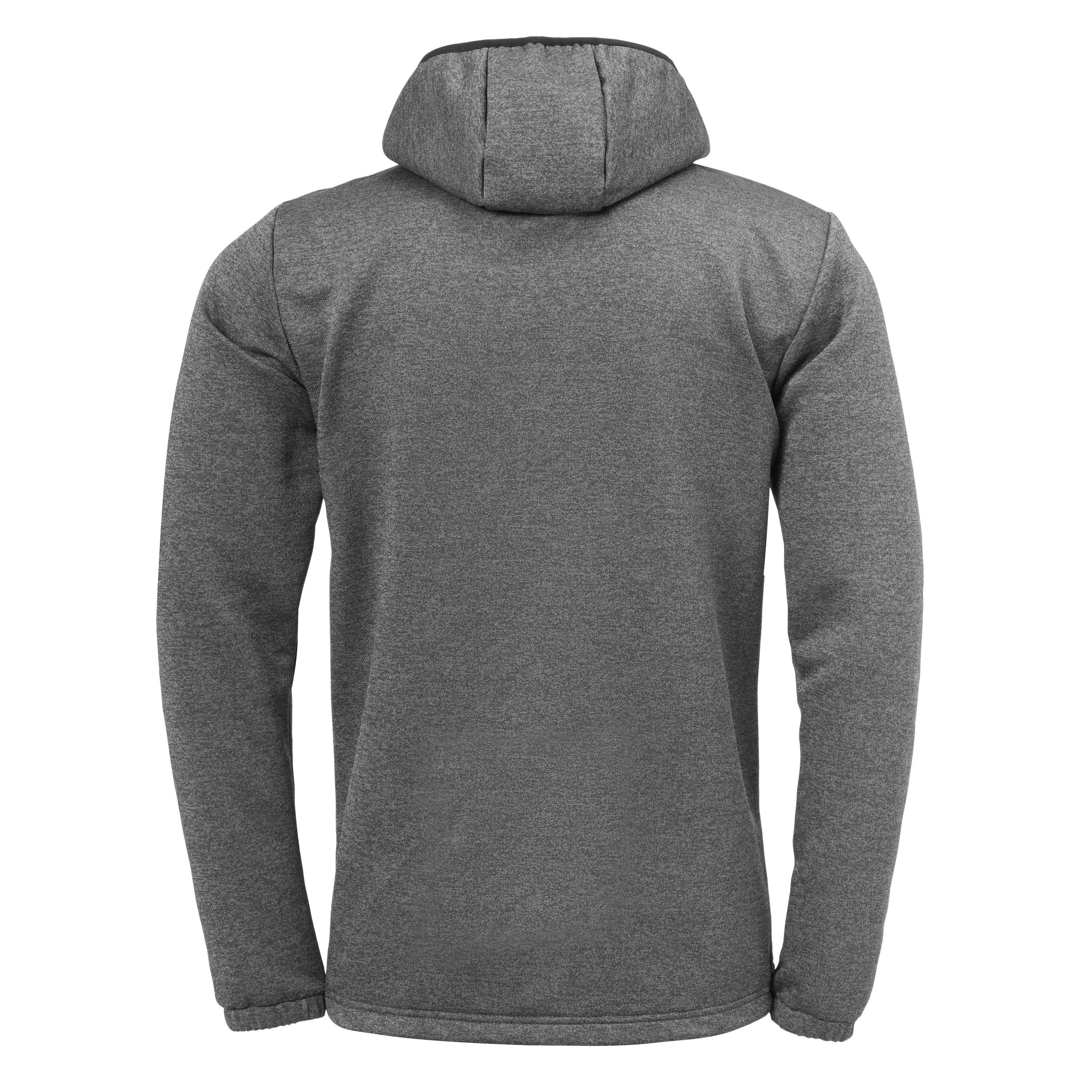 Uhlsport Giacca in Pile Essential con Cappuccio  