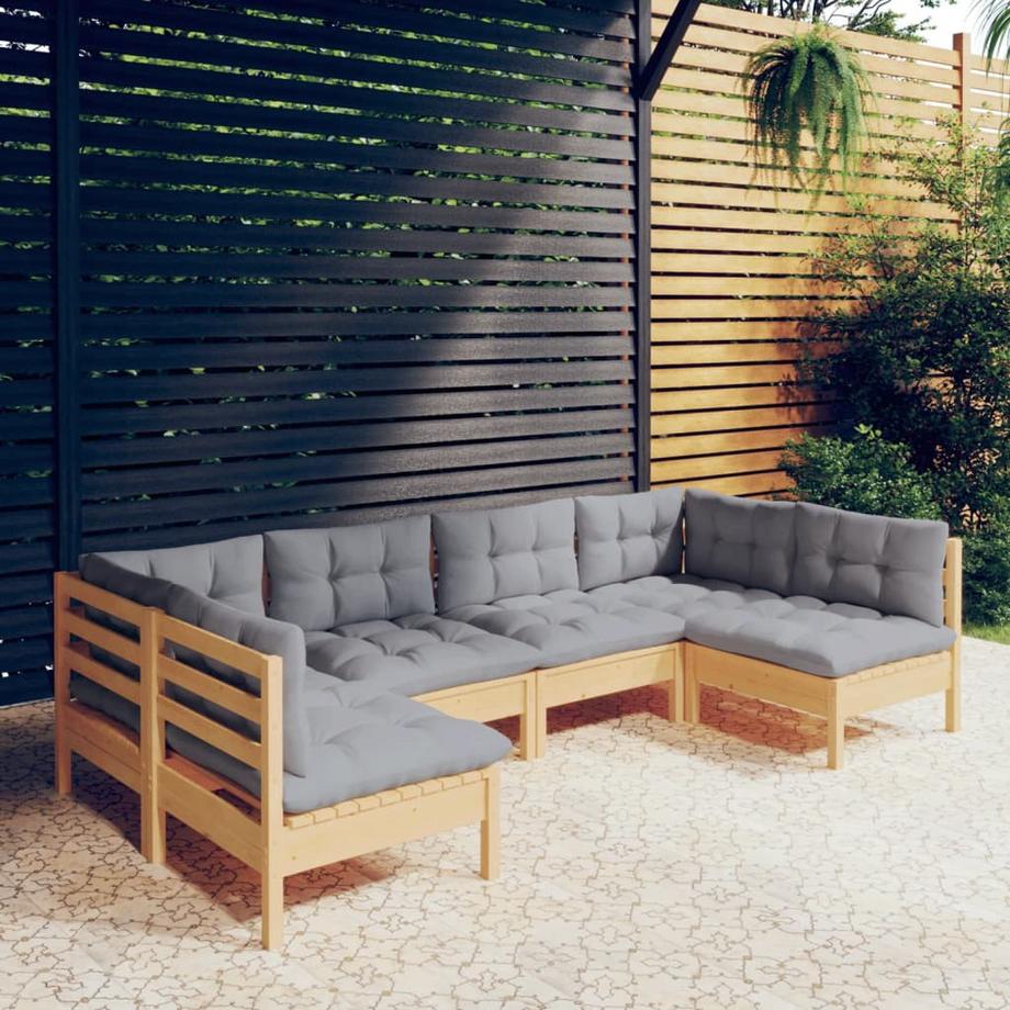 VidaXL Garten-lounge-set kiefernholz  