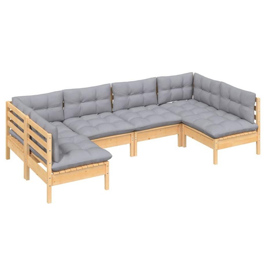 VidaXL Garten-lounge-set kiefernholz  