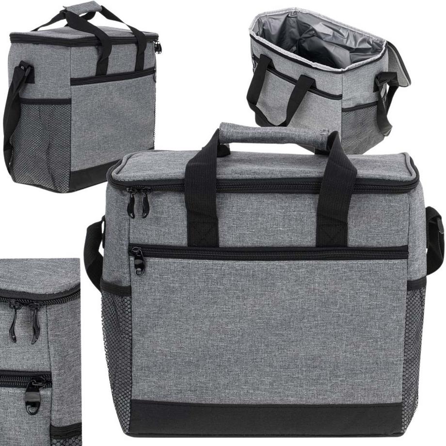 Borsa termica per pranzo picnic in spiaggia 16L grigia