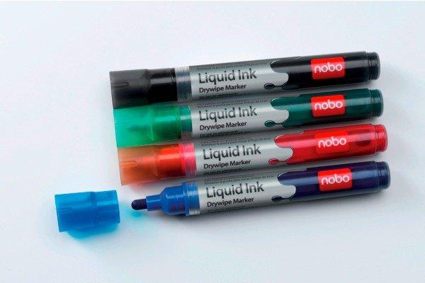 Nobo NOBO Liquid Ink Marker Blister 1901077 6 Farben  