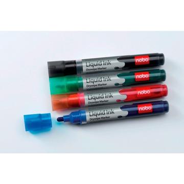 NOBO Liquid Ink Marker Blister 1901077 6 Farben