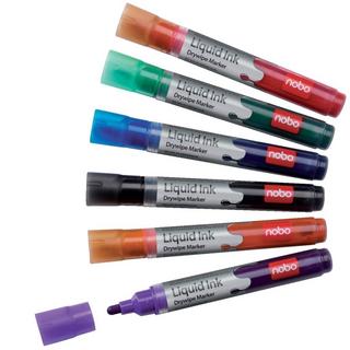 Nobo NOBO Liquid Ink Marker Blister 1901077 6 Farben  