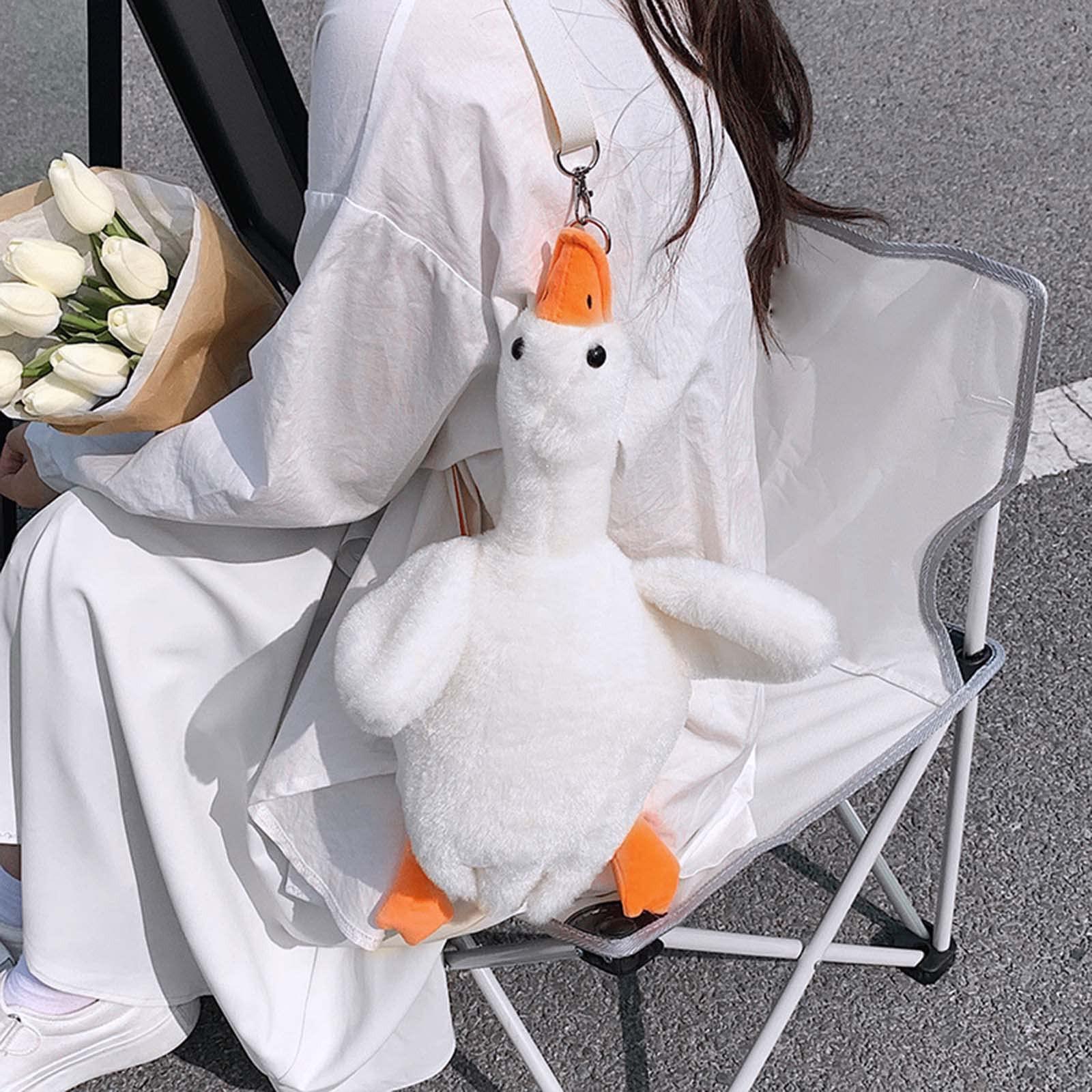 Only-bags.store Lustige gefüllte Enten Umhängetasche  