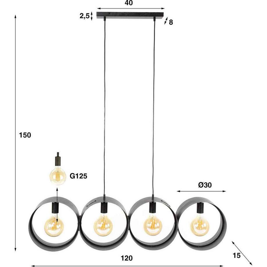 mutoni industrial Suspension Ring perforée 4L  