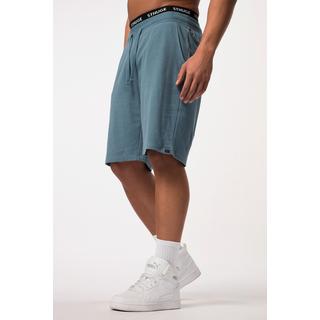 Sthuge  Bermuda à taille élastique à texture gaufrée - jusqu'au 8 XL 