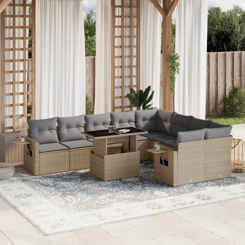 VidaXL Garten sofagarnitur poly-rattan  