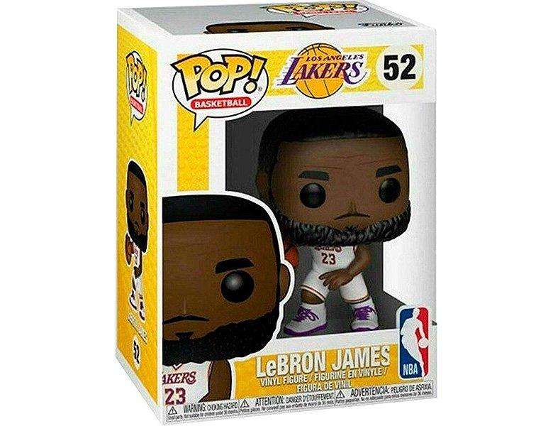 Funko  FUNKO POP NBA: Lakers - Lebron James (White Uniform) 