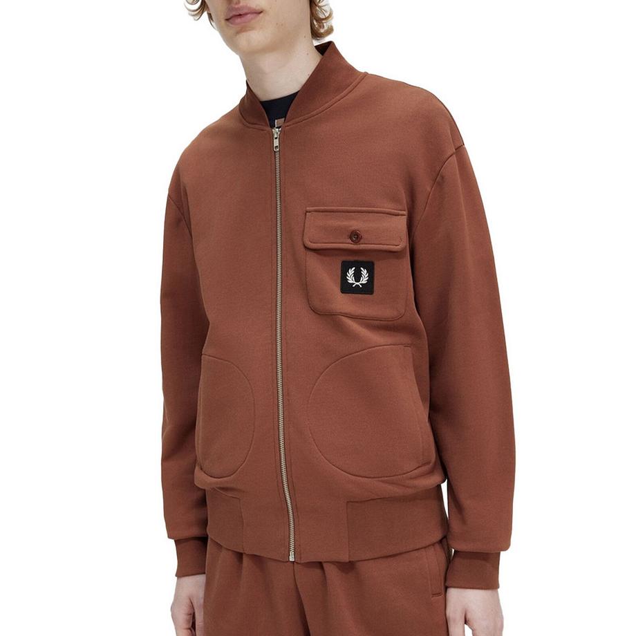 FRED PERRY Blouson Aviateur Fermeture Éclair Intégrale  