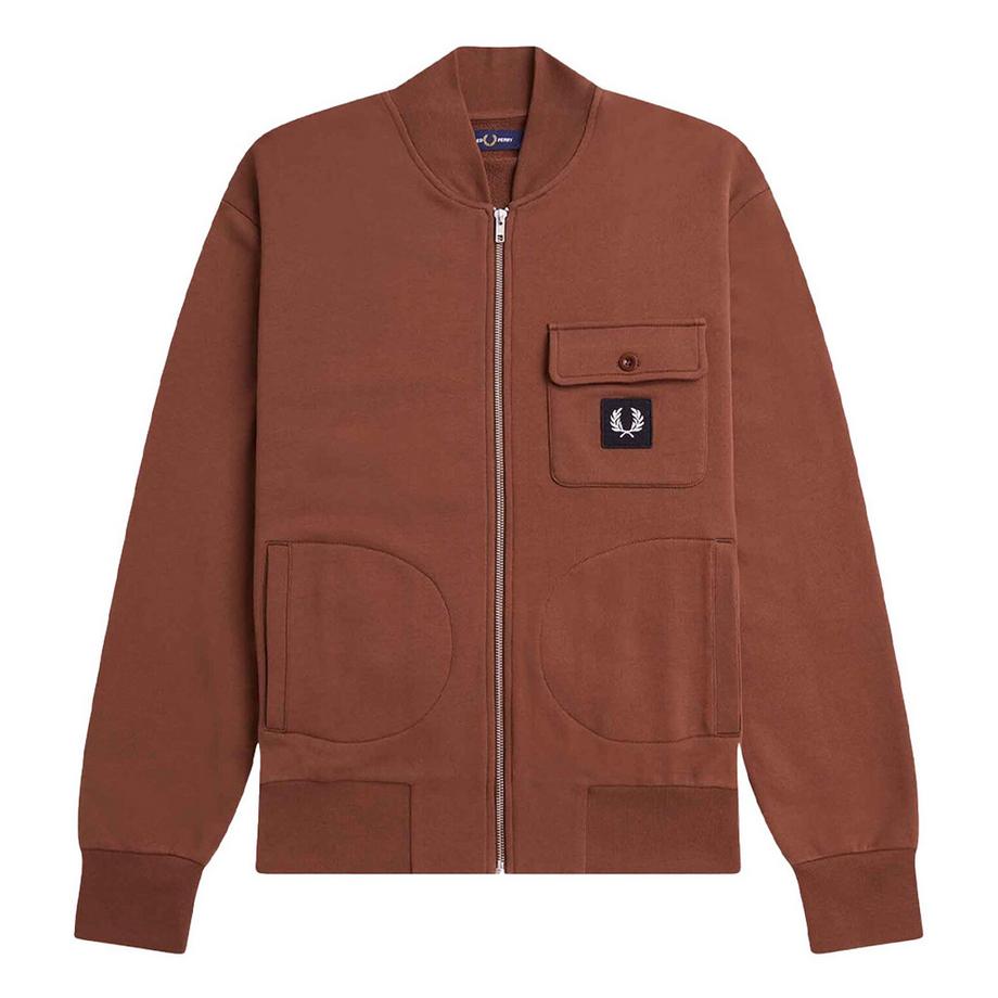 FRED PERRY Blouson Aviateur Fermeture Éclair Intégrale  