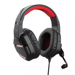 GXT 448 Nixxo Kopfhörer Kabelgebunden Kopfband Gaming USB Typ-A Schwarz, Rot