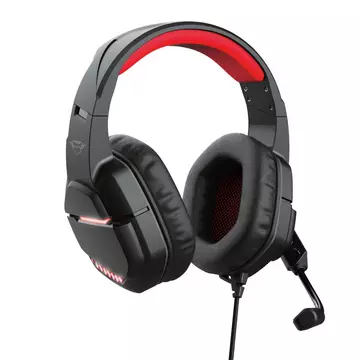 GXT 448 Nixxo Kopfhörer Kabelgebunden Kopfband Gaming USB Typ-A Schwarz, Rot