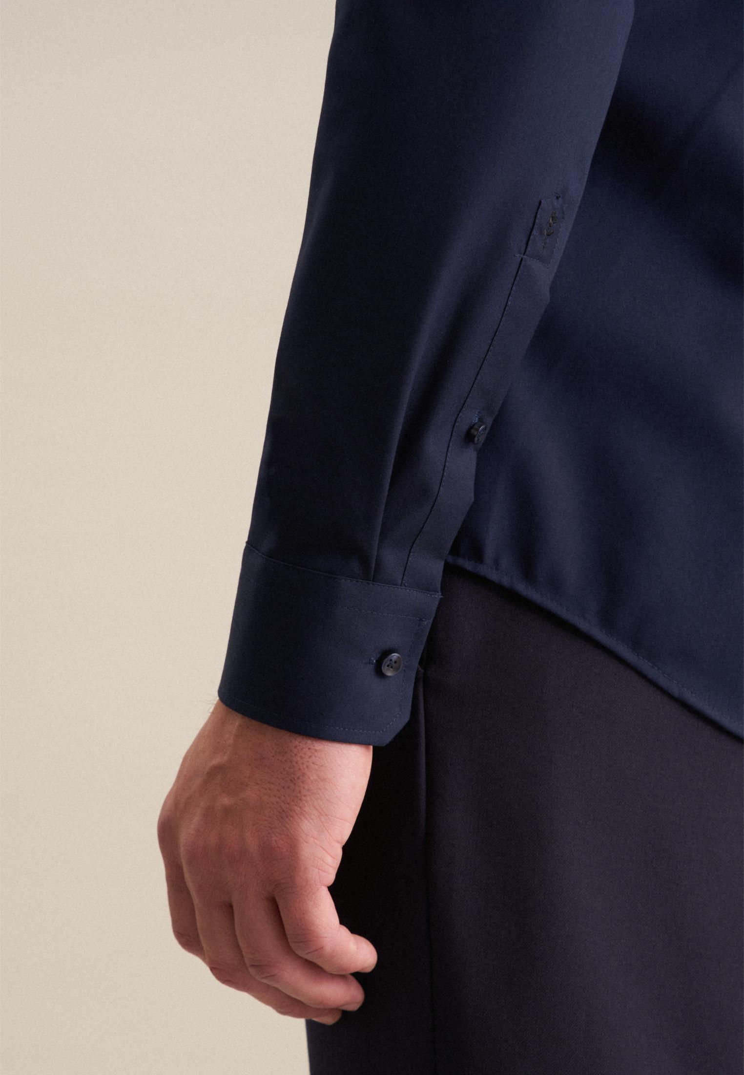 Seidensticker Chemise Business Slim Fit Manche longue Uni  