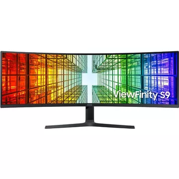 ViewFinity S49A950UIP écran plat de PC 124,5 cm (49") 5120 x 1440 pixels UltraWide Dual Quad HD QLED Noir