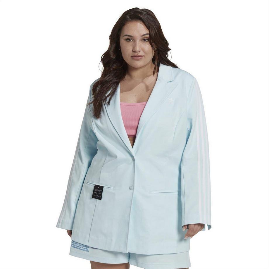 Blazer Plus Colletto Con Risvolto