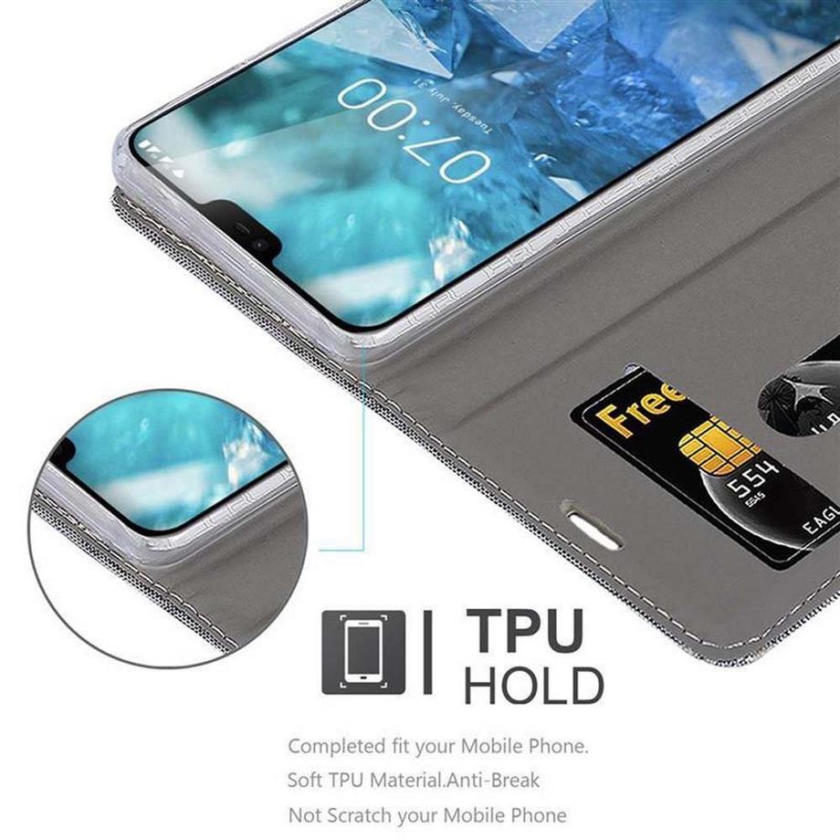 Cadorabo  Hülle für Nokia 7,1 Magnetverschluss, Kartenfach 