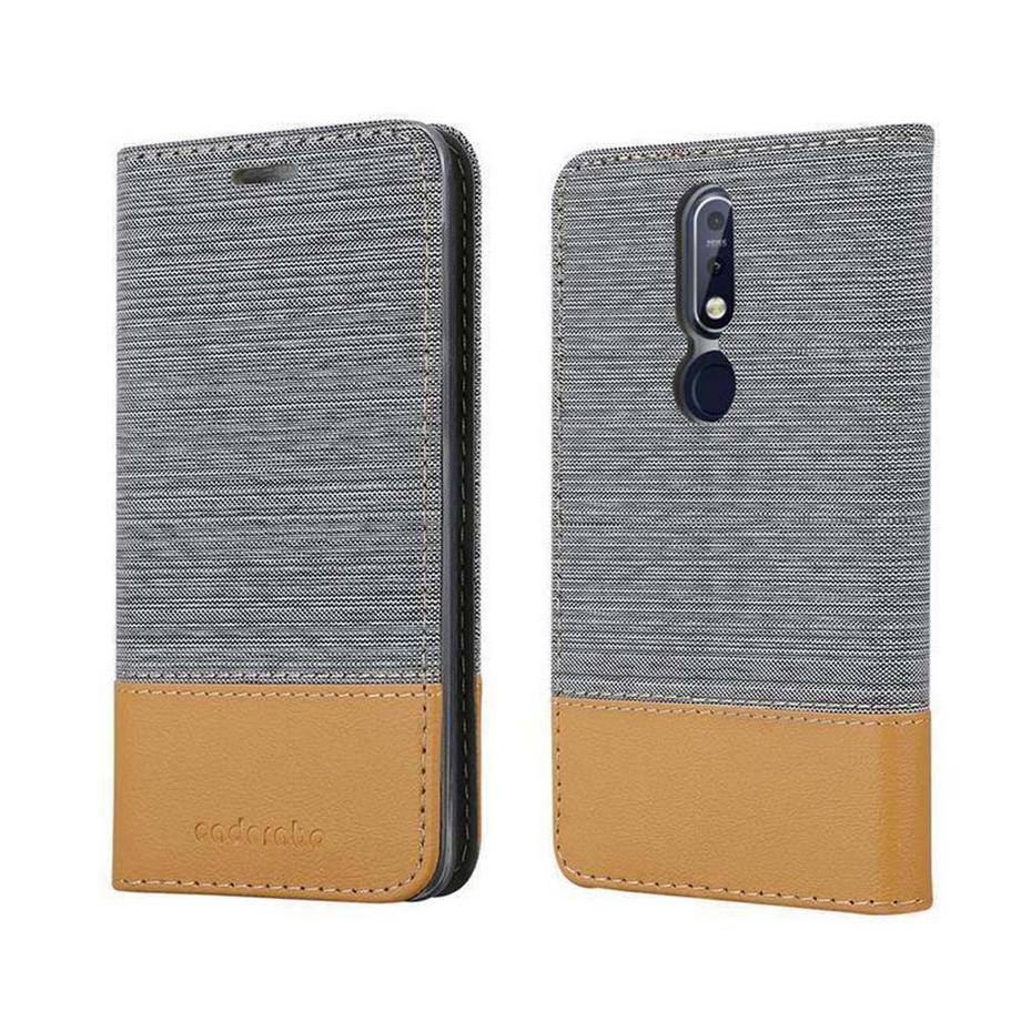 Cadorabo  Hülle für Nokia 7,1 Magnetverschluss, Kartenfach 