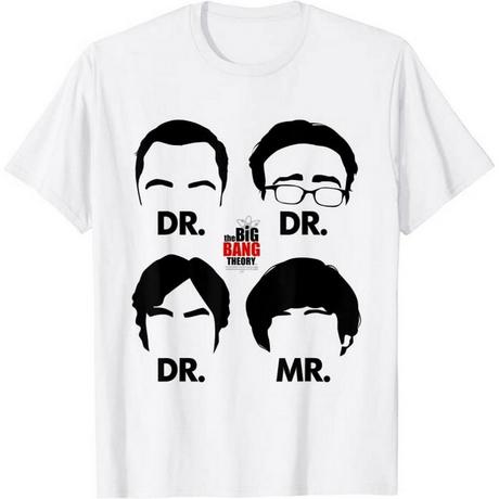 The Big Bang Theory Doctors and Mr T-Shirt  