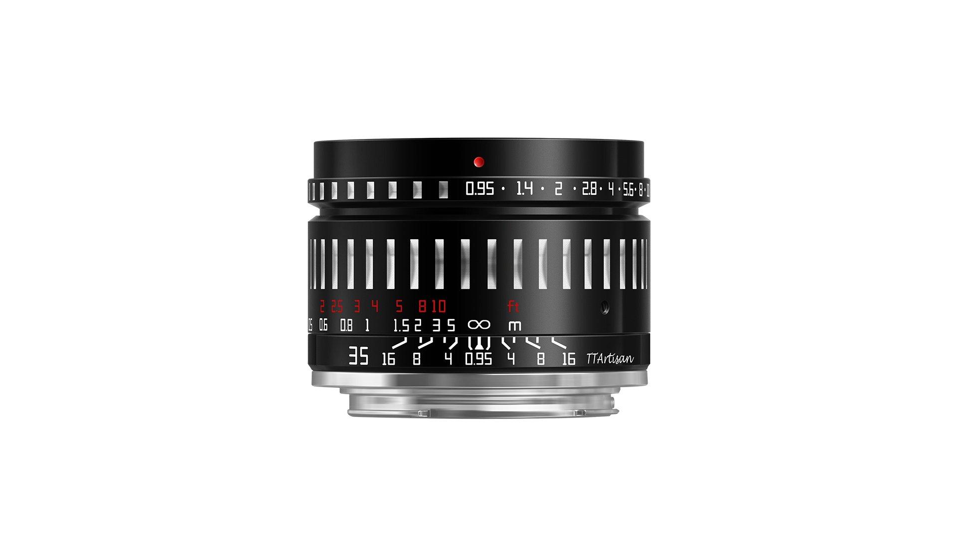 TTARTISANS  TTArtisan C35095-BS-E lentille et filtre d'appareil photo MILC Objectif standard Noir 