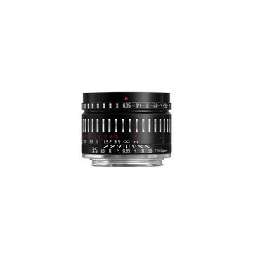TTArtisan C35095-BS-E obiettivo per fotocamera MILC Obiettivi standard Nero