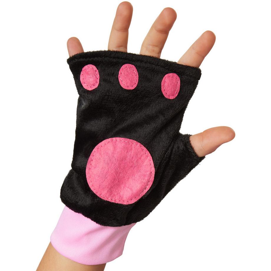 Tectake  Mädchenkostüm Pinkes Samtpfötchen 