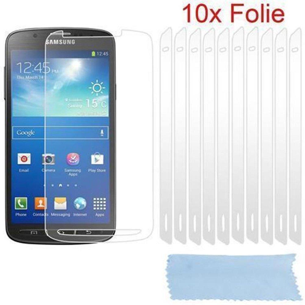 Cadorabo  Displayschutzfolien kompatibel mit Samsung Galaxy S3 / S3 NEO - Schutzfolien in HIGH CLEAR - 10 Stück hochtransparenter Schutzfolien gegen Staub, Schmutz und Kratzer 