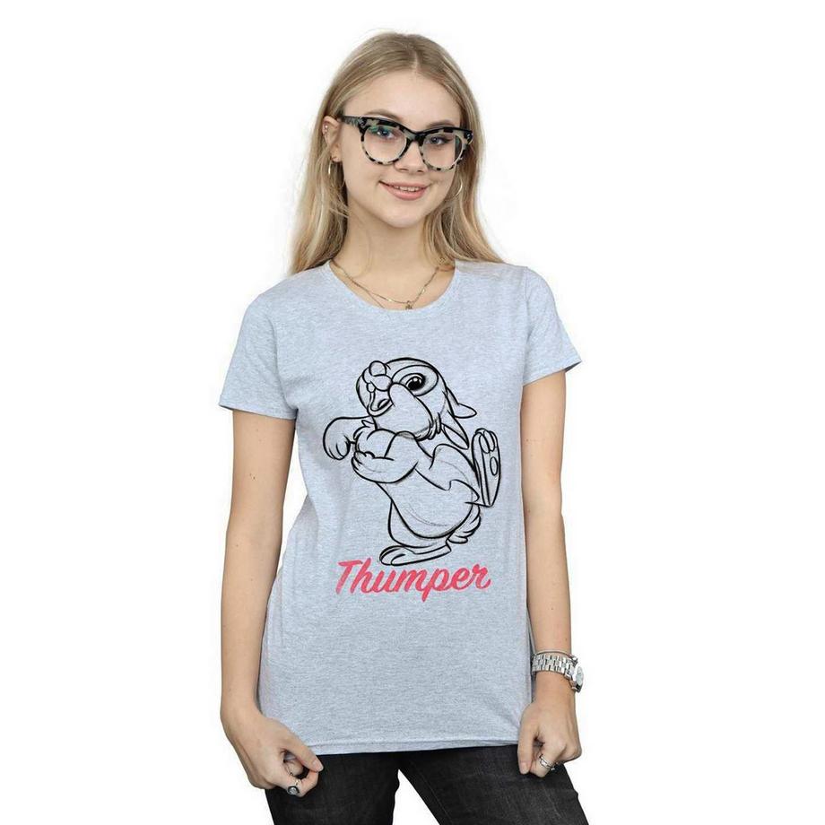 Disney Thumper Bambi T-shirt stampata  