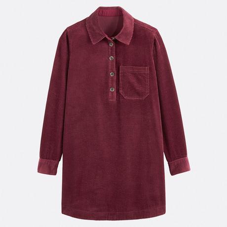 La Redoute Collections Signature Albane Robe Courte Velours Côtelé  