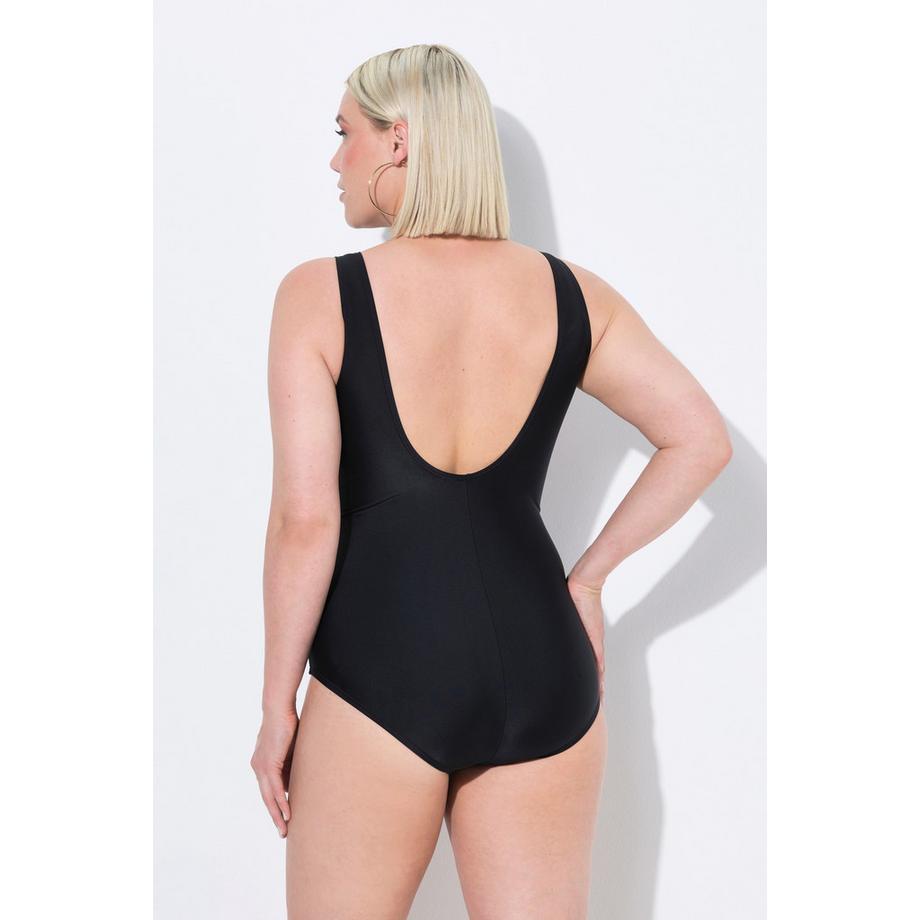 Ulla Popken Maillot de bain dégradé bonnets souples drapé  