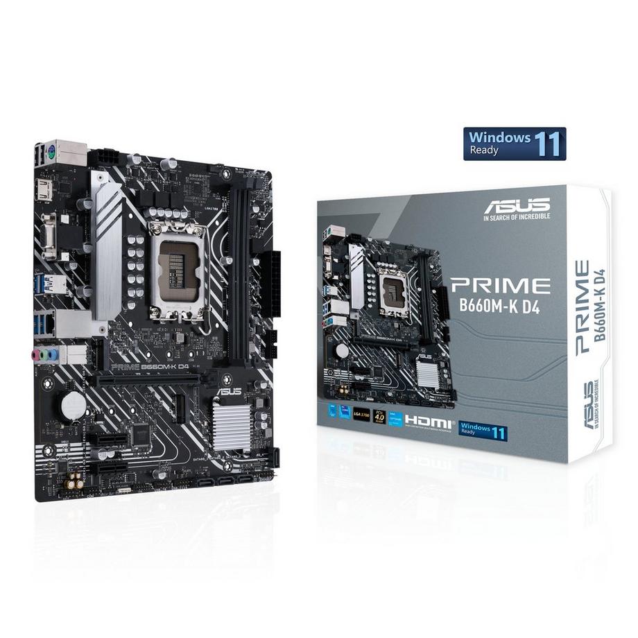 ASUS  PRIME B660M-K D4 Intel B660 LGA 1700 micro ATX 