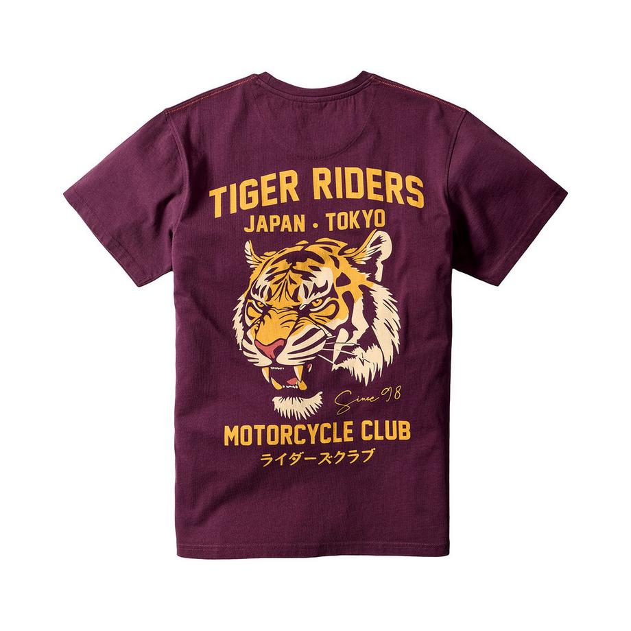 Joe Browns T-Shirt con Stampa Tiger Riders sul Retro  