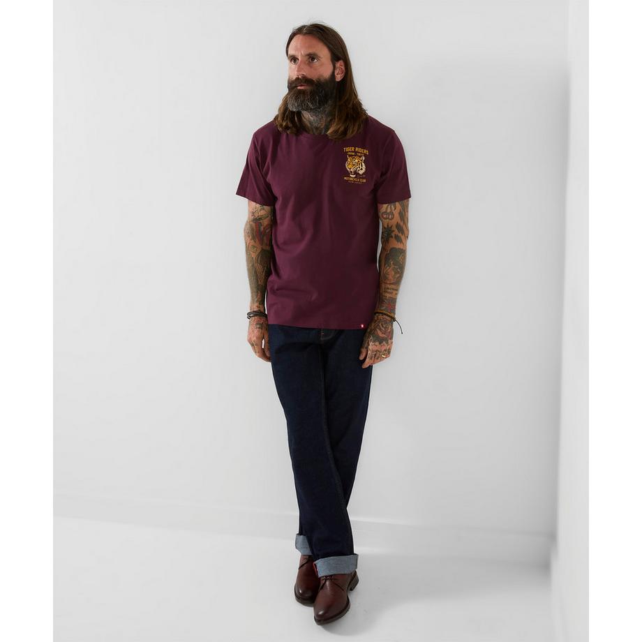 Joe Browns T-Shirt con Stampa Tiger Riders sul Retro  