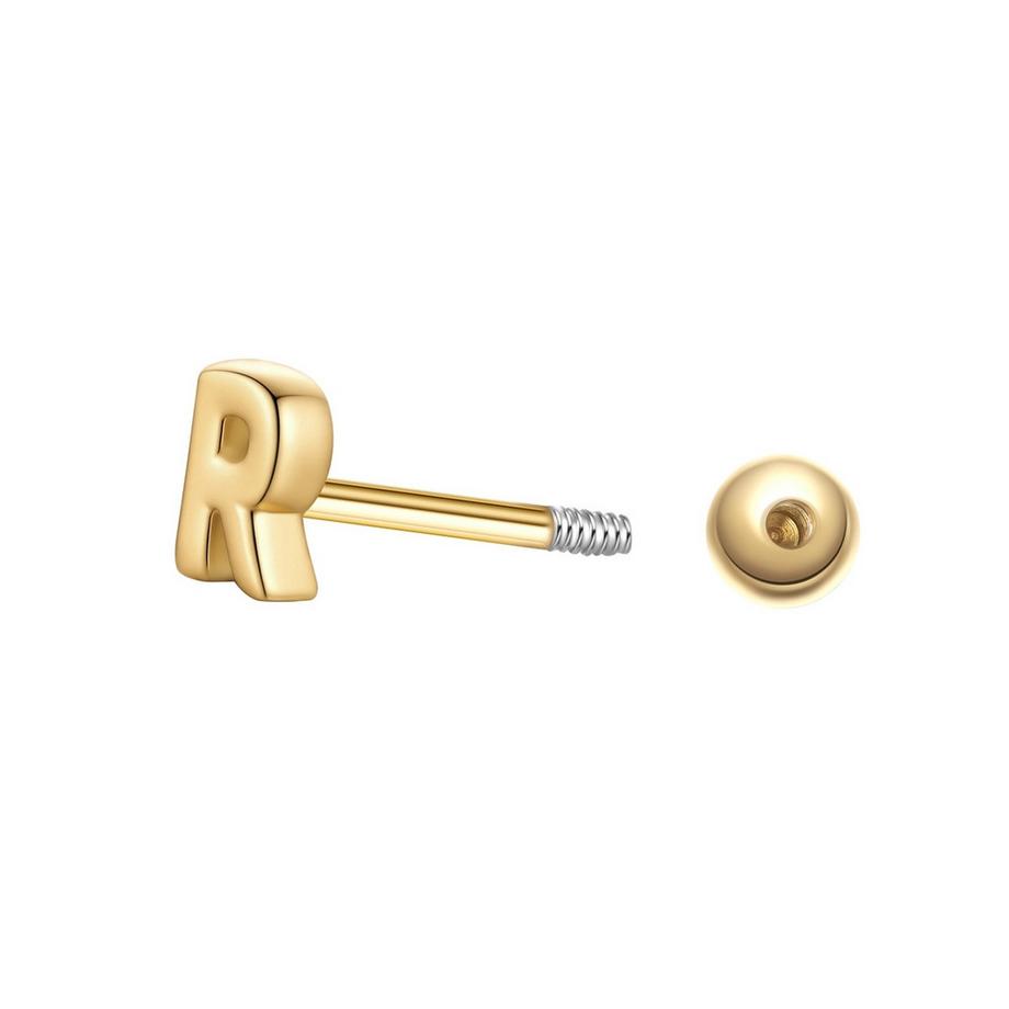 Glanzstücke München  Piercing Buchstabe R 