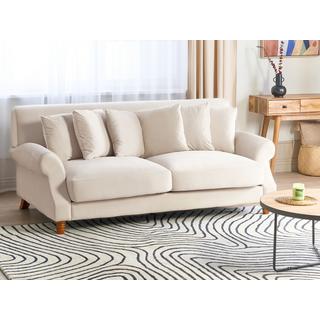 Beliani 2 Sitzer Sofa aus Samtstoff Glamourös EIKE  