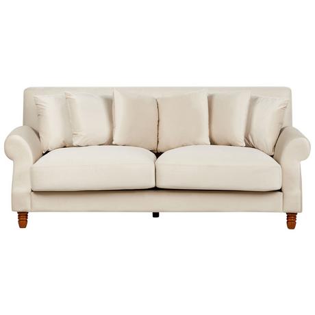 Beliani 2 Sitzer Sofa aus Samtstoff Glamourös EIKE  