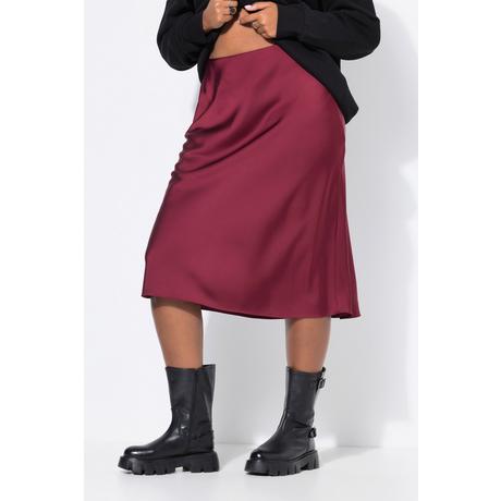 Studio Untold Midi A-Linie Satinrock  