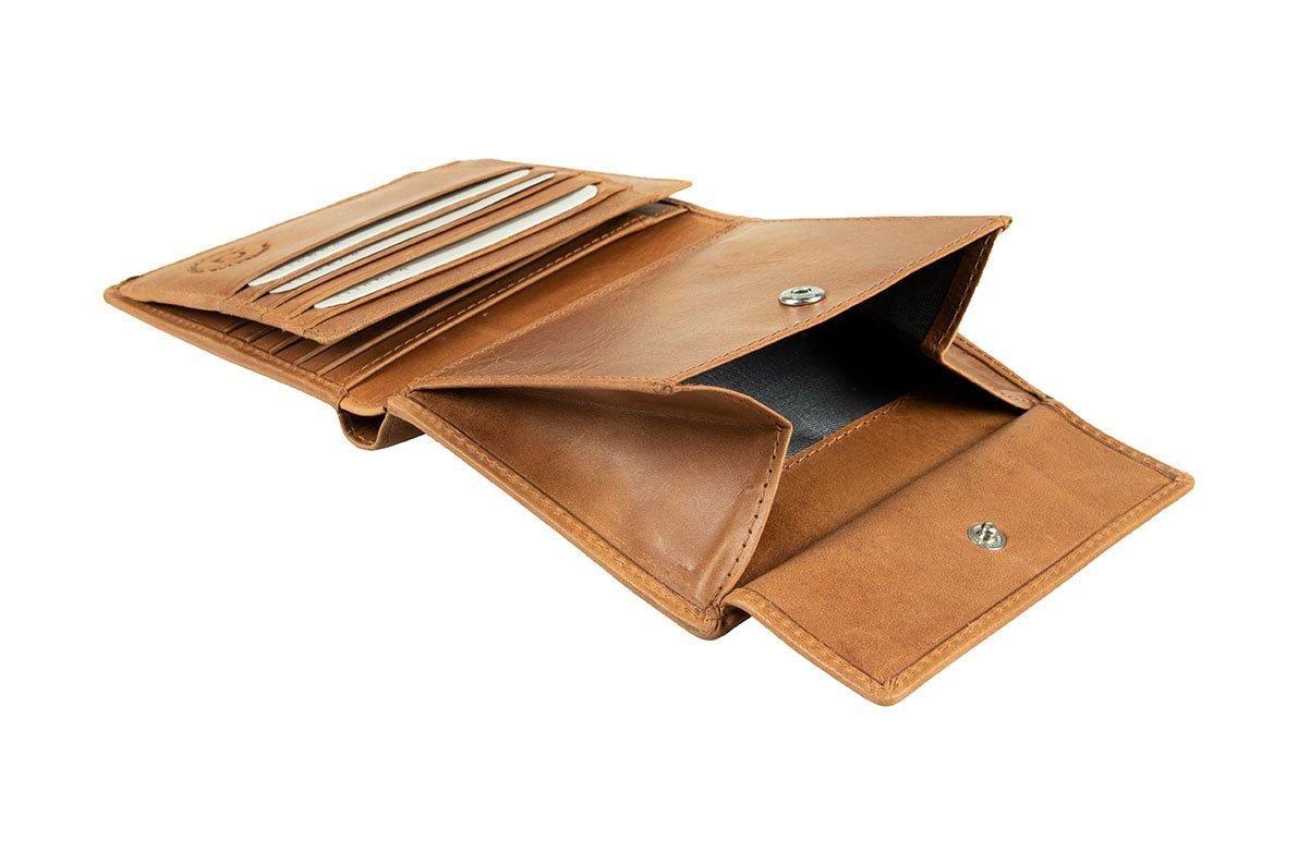 BUGATTI Volo Hochformatbörse Cognac  