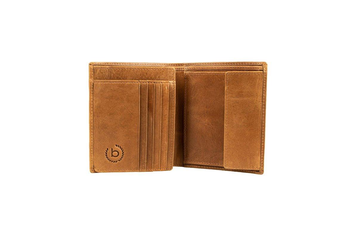 BUGATTI Volo Hochformatbörse Cognac  