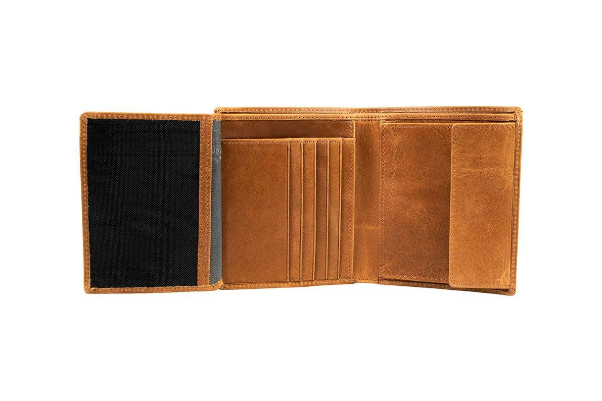 BUGATTI Volo Hochformatbörse Cognac  