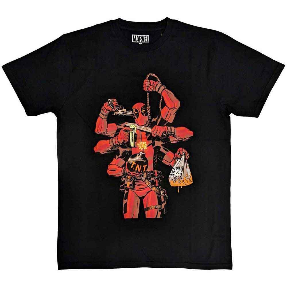 Deadpool Grafikdruck T-Shirt  
