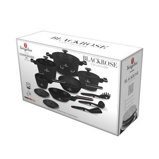 Berlinger Kochgeschirr-Set 15-teiliges PRO Black Rose Collection  