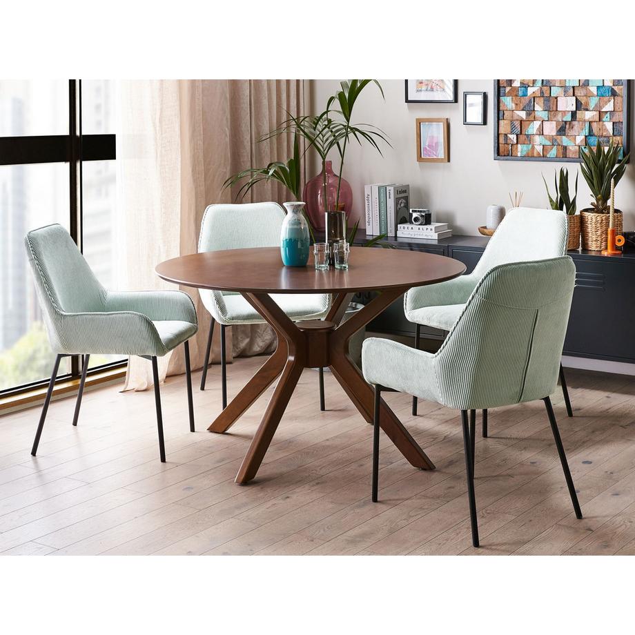 Beliani Table de repas en MDF Rustique TYMIS  