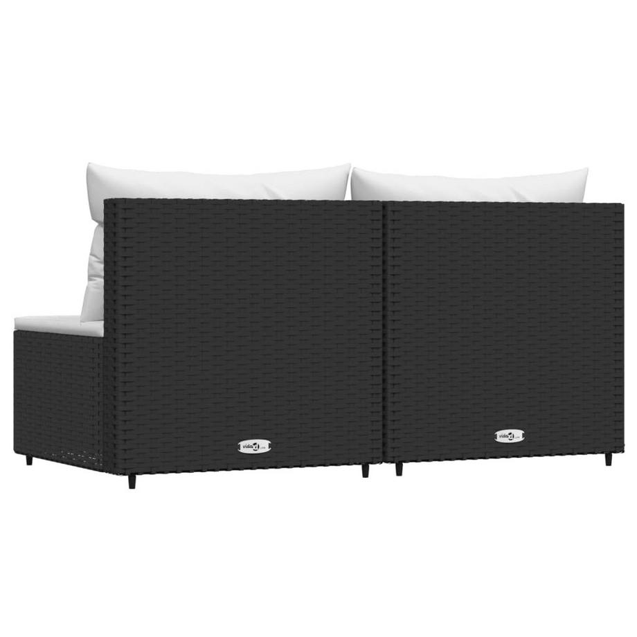 VidaXL Canapé central rotin synthétique  